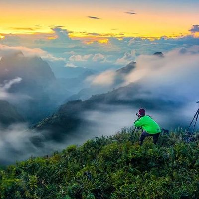 Hundreds of Travelers Visited Chiang Mai Mountain To Witness The Beautiful Sunrise